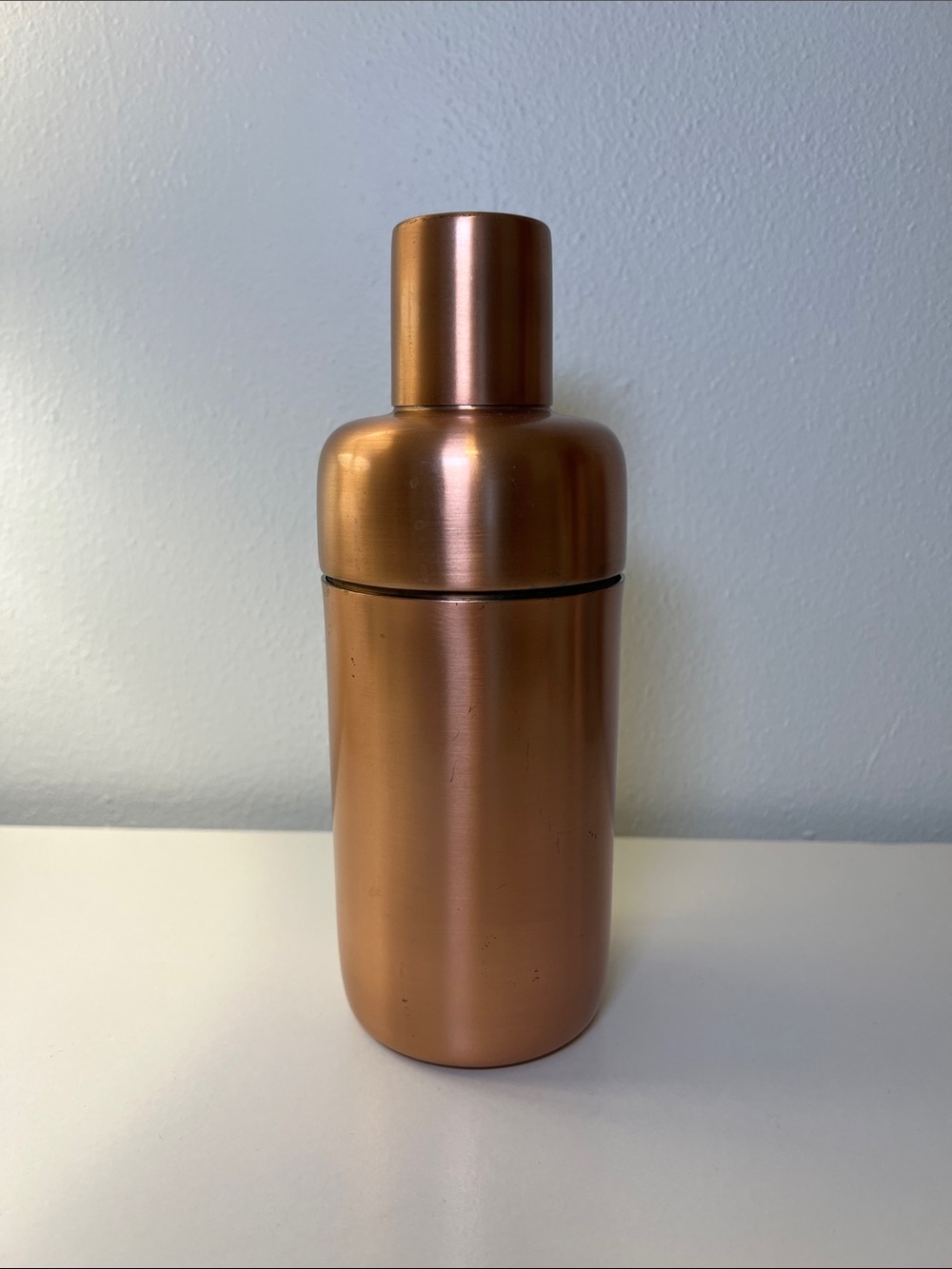 Crate & Barrel Copper Cocktail Shaker